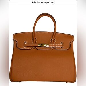 Burkina Leather Bag Togo (brown) by Jaclyn Desanges